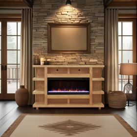 Laurel Canyon 72 inch Fireplace Mantel, Minimal Assembly, Natural Finish